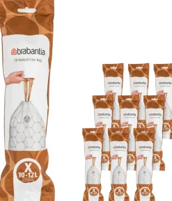 Brabantia Affaldsspande Og Tilbehør|Affaldsspande > PerfectFit Affaldspose X 200 stk. 10-12 L, Hvid