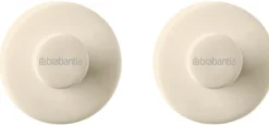 Brabantia Badeværelse|Knager Og Knagerækker > ReNew Håndklædeknager 2 stk. 4,8 cm,