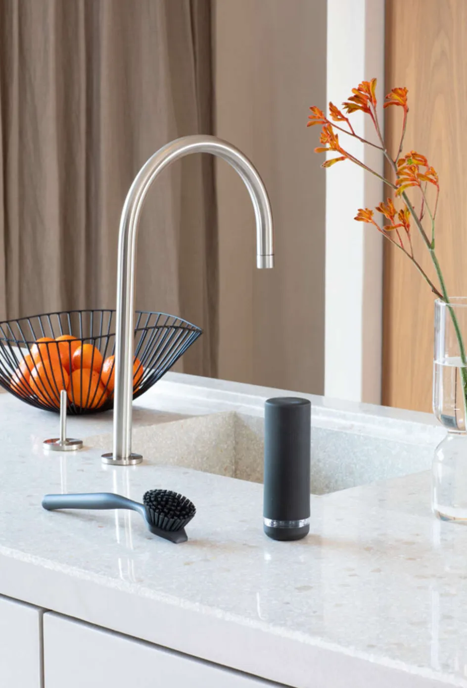 New Brabantia SinkStyle Sæbedispenser, Mørk Grå