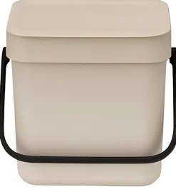 Hot Brabantia Sort & Go Affaldsspand m. Låg , Soft Beige