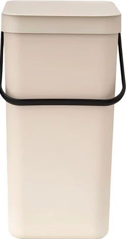 Brabantia Sort & Go Affaldsspand m. Låg 1, Soft Beige