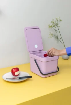 Clearance Brabantia Sort & Go Affaldsspand m. Låg , Lilac Pink