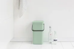 Clearance Brabantia Sort & Go Affaldsspand m. Låg 1, Jade Green