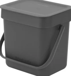 Discount Brabantia Sort & Go Affaldsspand m. Låg , Grå