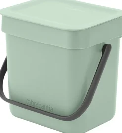 Outlet Brabantia Sort & Go Affaldsspand m. Låg , Jade Green