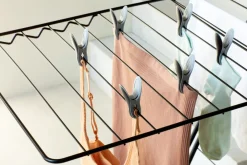 Brabantia Uderum|Tørrestativer Og Tilbehør > Tøjklemmer 8 stk, Sort/Hvid
