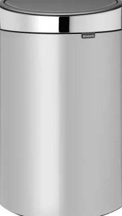 Discount Brabantia Touch Affaldsspand 40 L, Metallic Grey/Stål