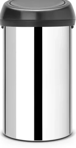 Sale Brabantia Touch Affaldsspand 60 L, Stål/Mat Sort