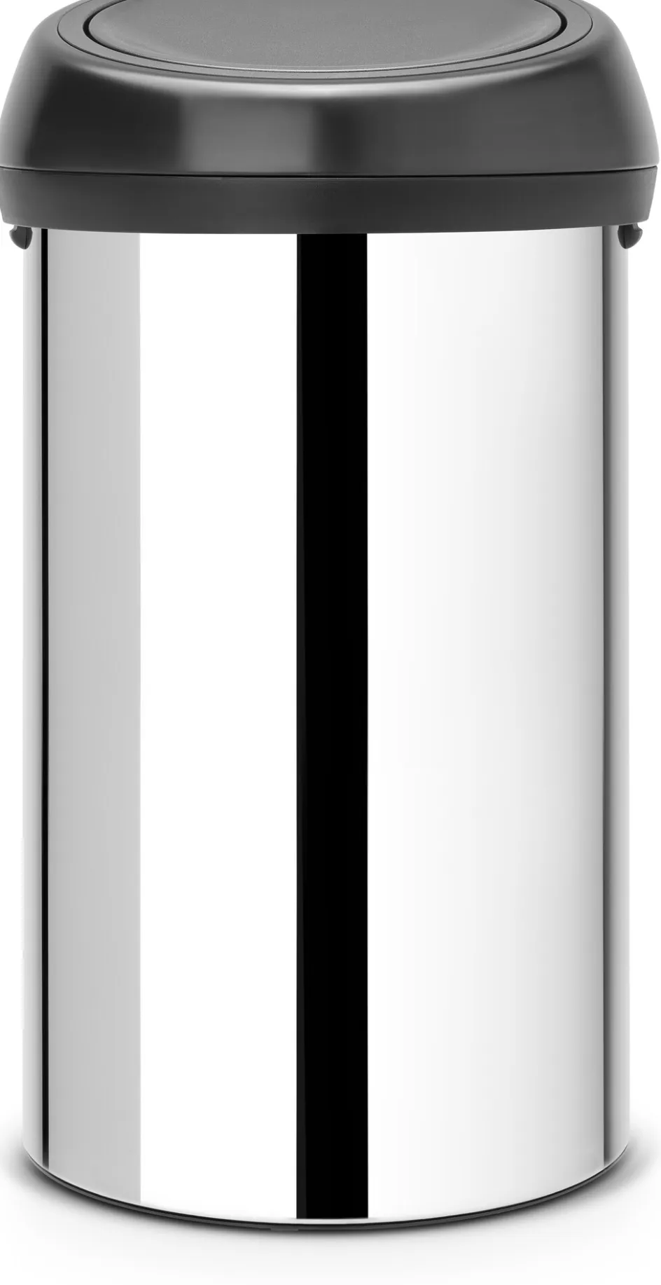 Sale Brabantia Touch Affaldsspand 60 L, Stål/Mat Sort