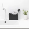 Online Brabantia Vask Organizer m. Sæbepumpe, Mørkegrå