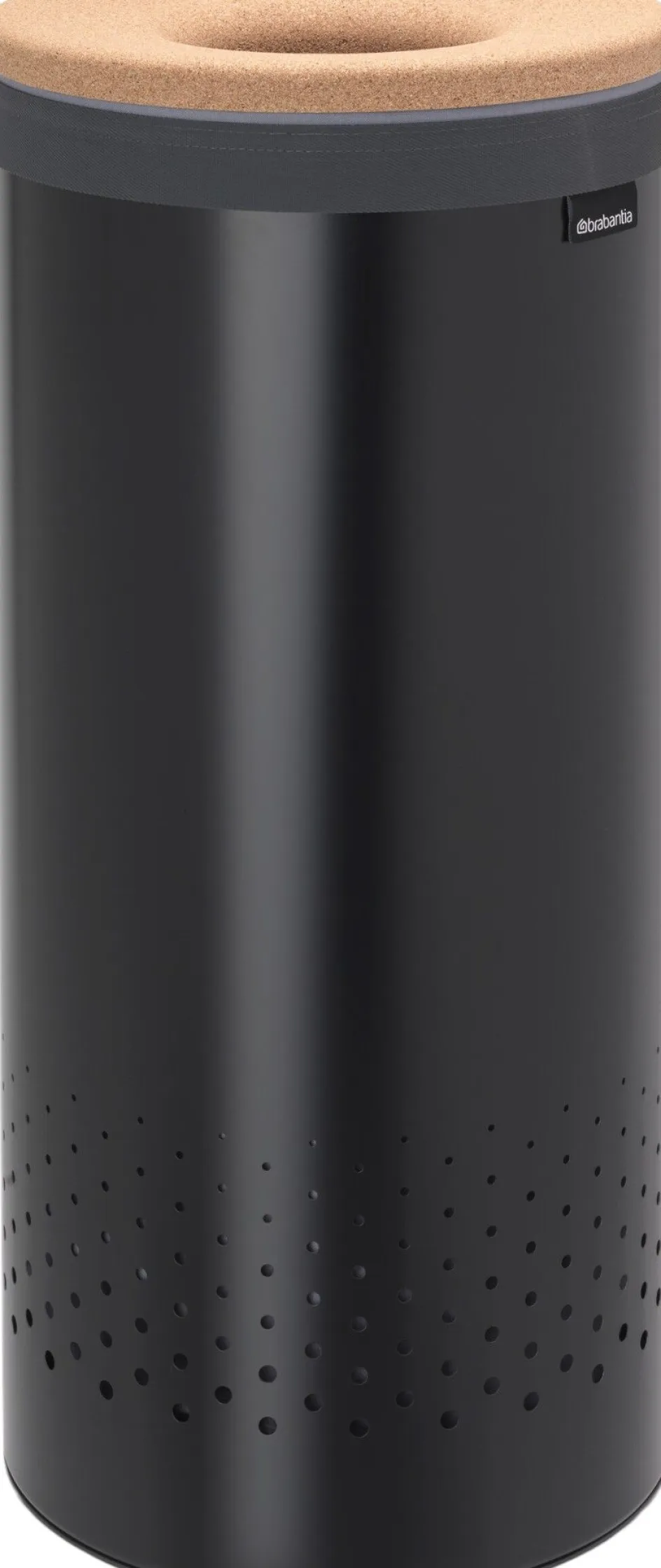 Hot Brabantia Vasketøjskurv m. Låg , Mat Sort
