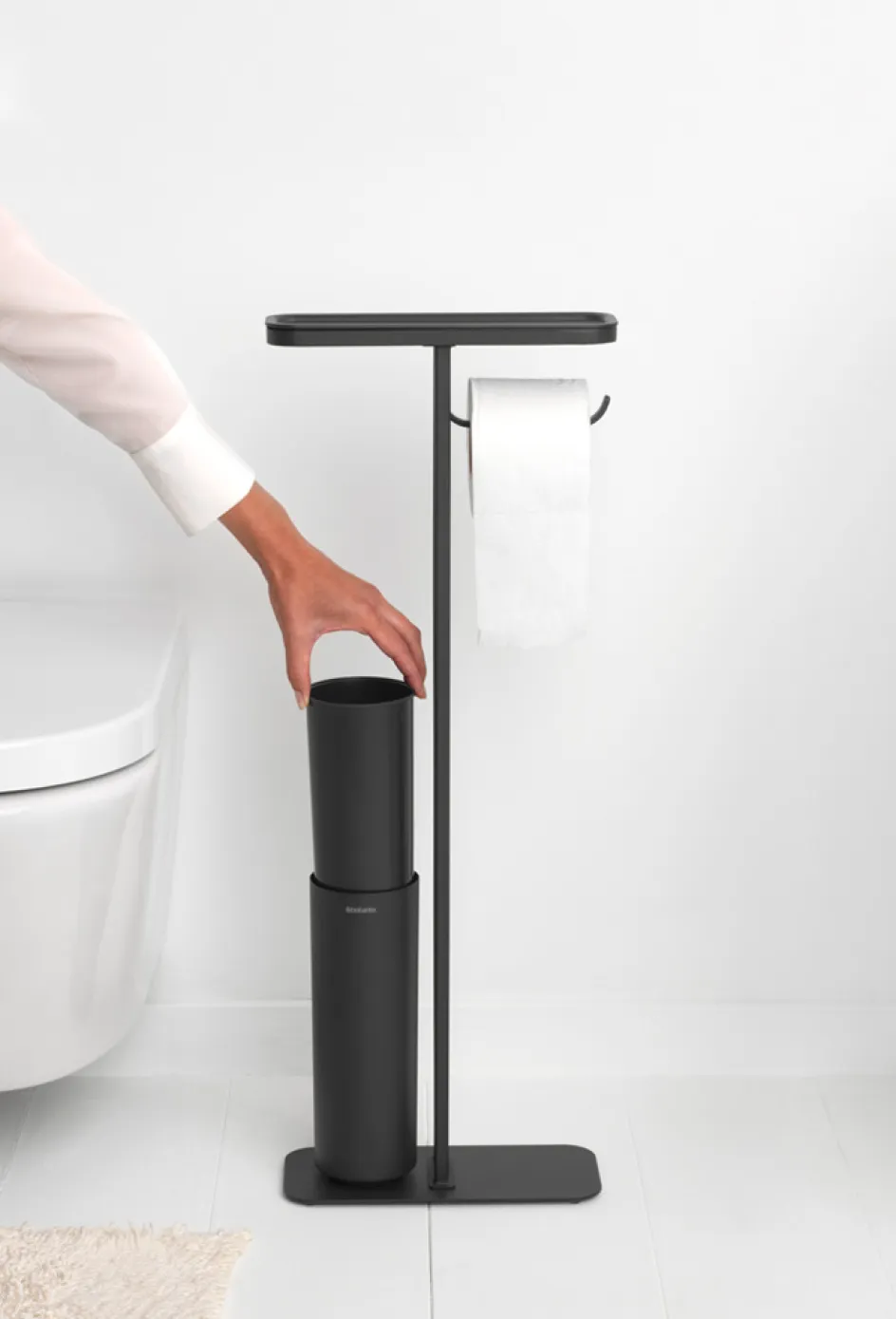 Online Brabantia Mindset Toilet Butler, Mineral Infinite Grey