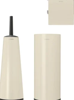 New Brabantia ReNew Toilettilbehørssæt 3 Dele, Soft Beige