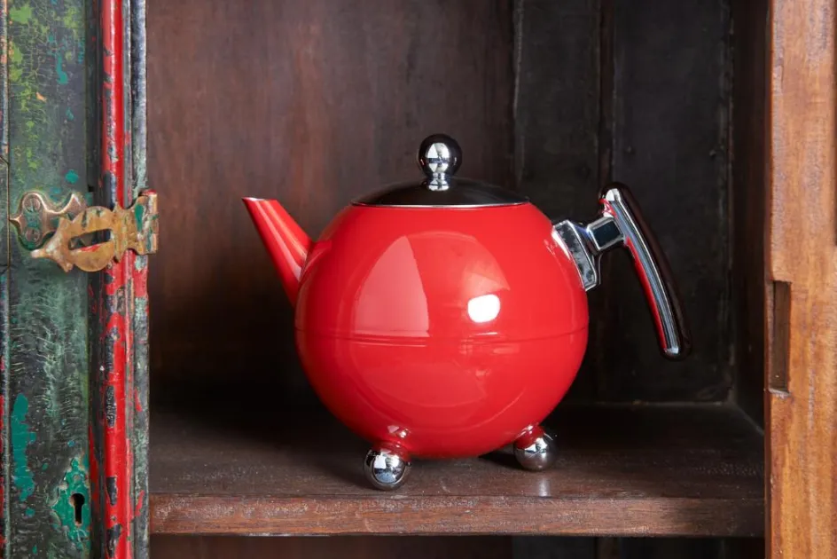 Outlet Bredemeijer Duet Bella Ronde Tekande 1,2 L, Carmine Red