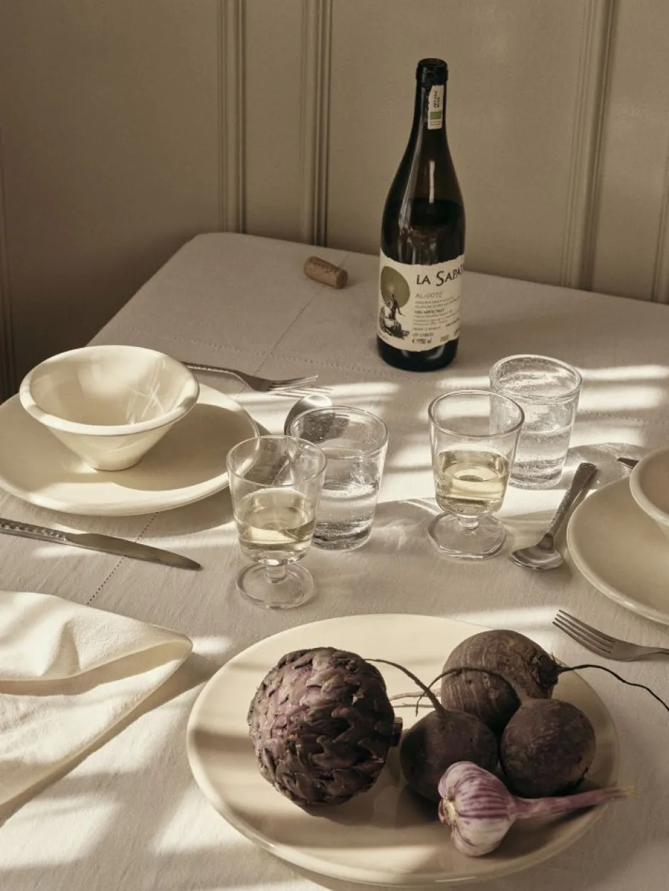 Outlet Broste Copenhagen Alfredo Serveringsfad ?30 cm, Beige