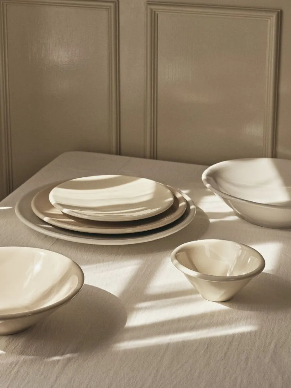Outlet Broste Copenhagen Alfredo Serveringsfad ?30 cm, Beige