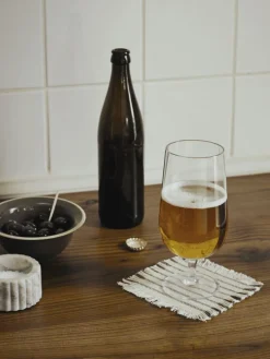 Best Broste Copenhagen Bubble Ølglas 50 cl, Klar