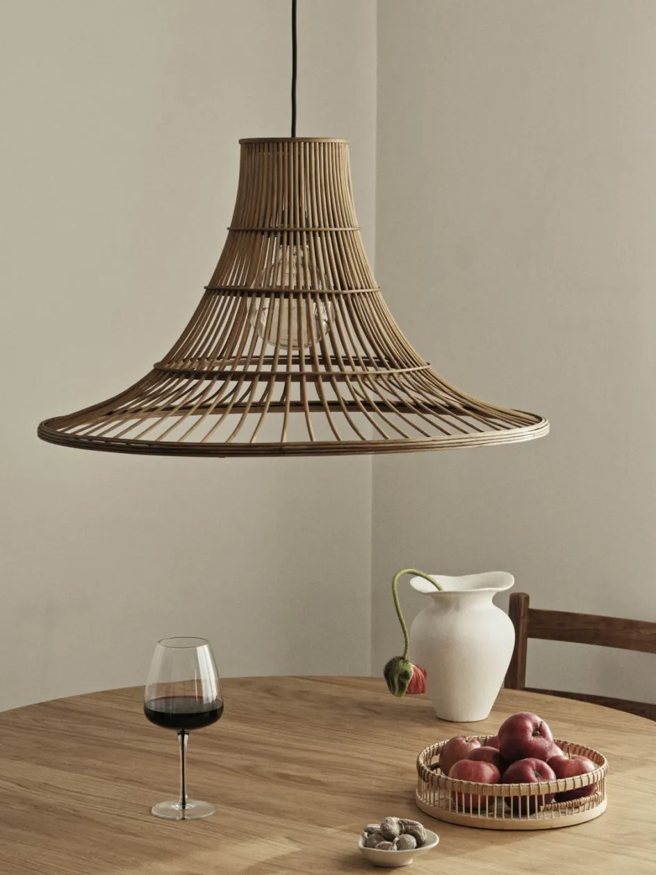 New Broste Copenhagen Ciba Lampeskærm Ø50 cm, Bambus