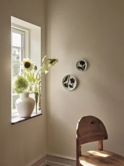 Hot Broste Copenhagen Flora Tallerken , Sort