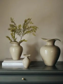 Best Broste Copenhagen Florentina Vase H, Beige