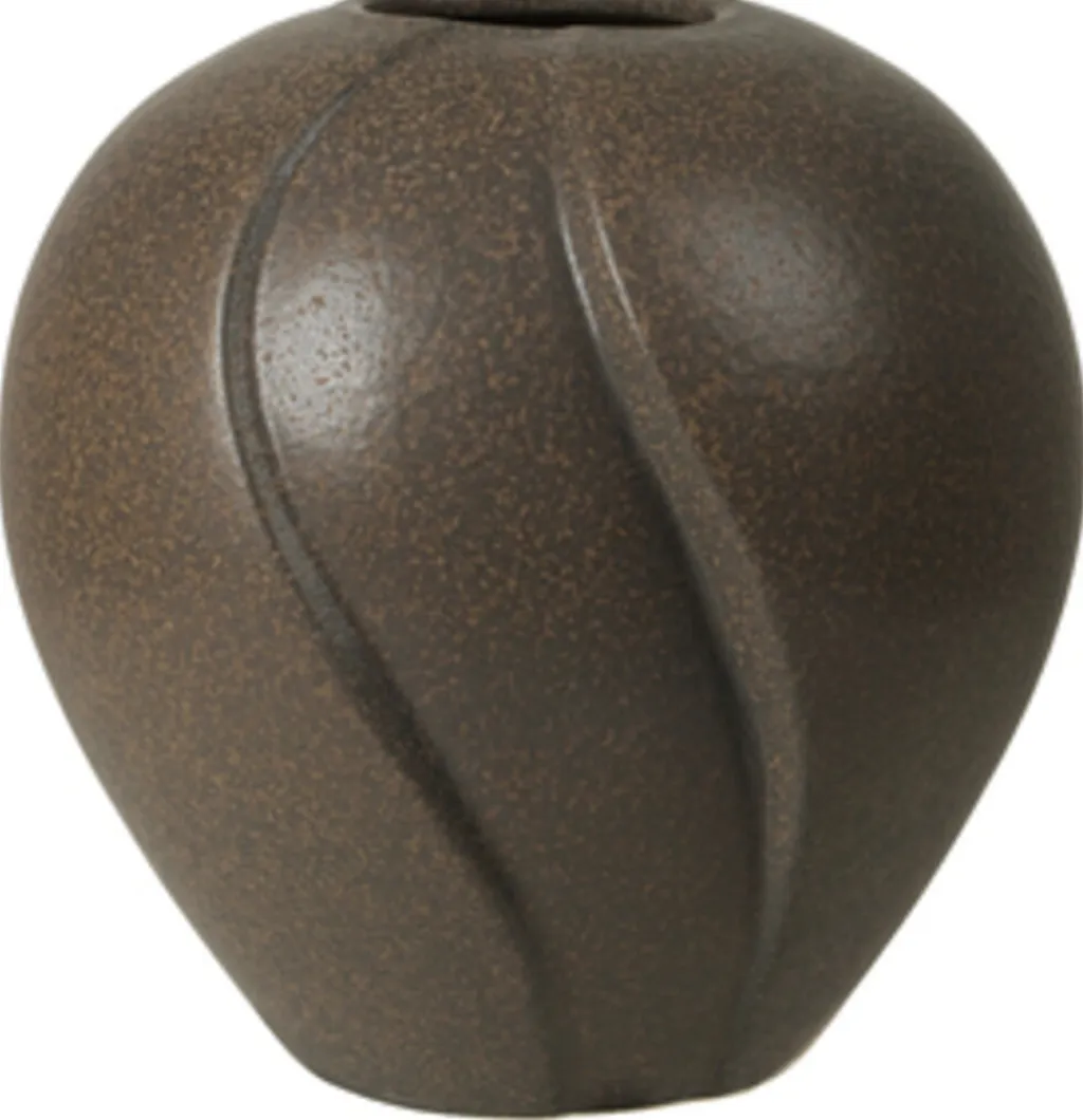 Outlet Leda Vase H, Antique Brown Stue|Vaser