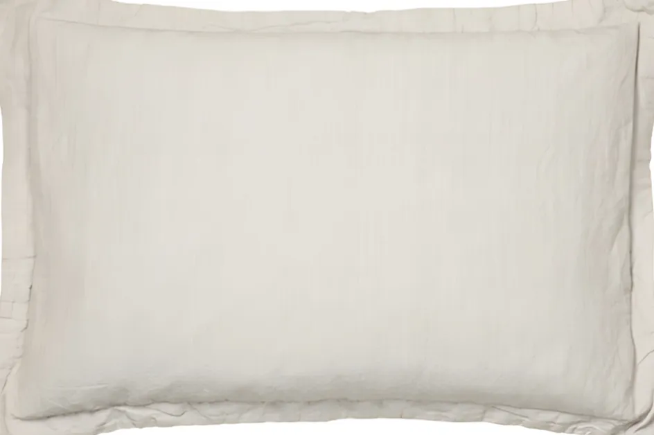 Outlet Broste Copenhagen Linn Pudebetræk , Dove Grey