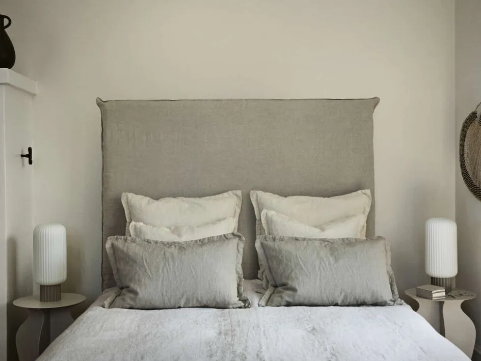 Outlet Broste Copenhagen Linn Pudebetræk , Dove Grey