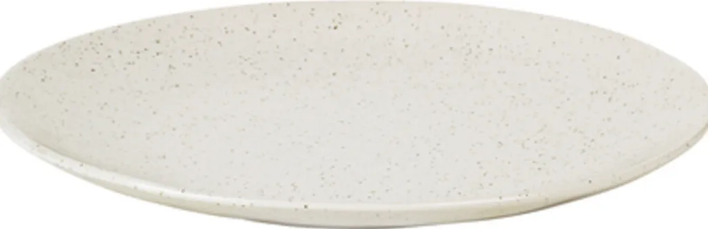 Broste Copenhagen Middagstallerkener > Nordic Vanilla Tallerken , Cream w. Grains