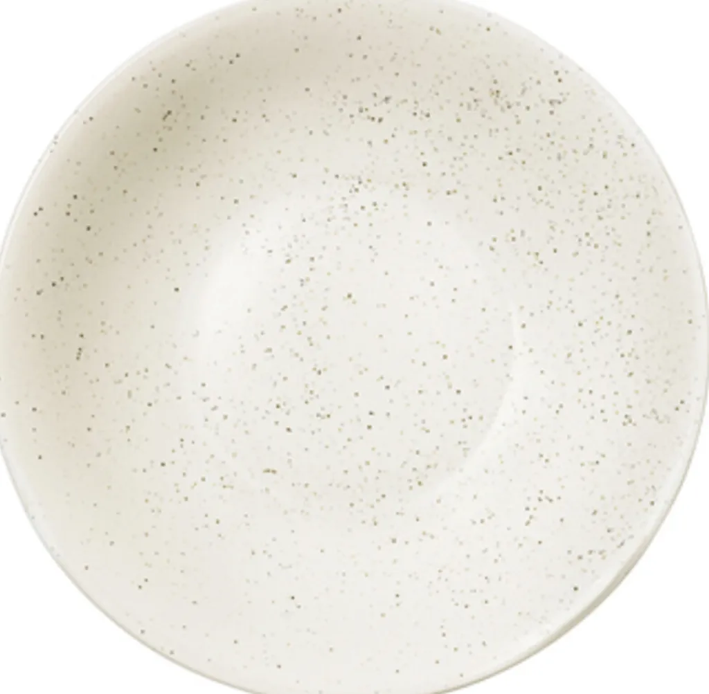 Broste Copenhagen Dybe Tallerkener > Nordic Vanilla Dyb Tallerken 22,5 cm, Cream w. Grains