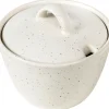 Broste Copenhagen Nordic Vanilla Sukkerskål Ø10,5 cm, Cream w. Grains