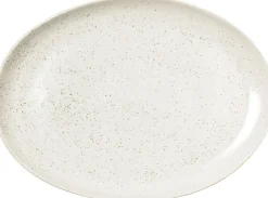 Broste Copenhagen Middagstallerkener > Nordic Vanilla Tallerken 35,5 cm, Cream w. Grains