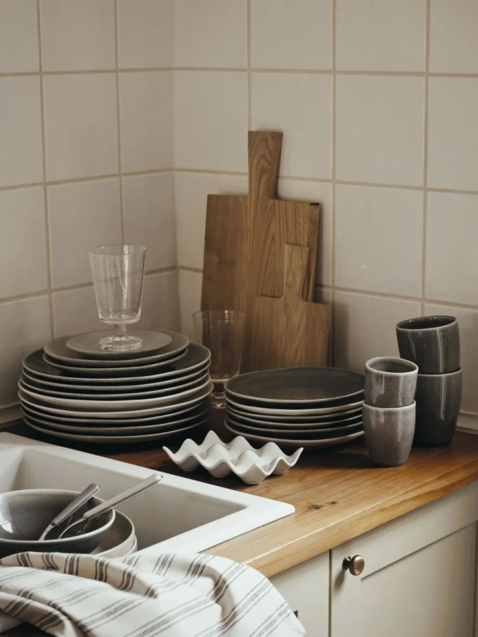 Broste Copenhagen Nordic Rain Krus , Grå