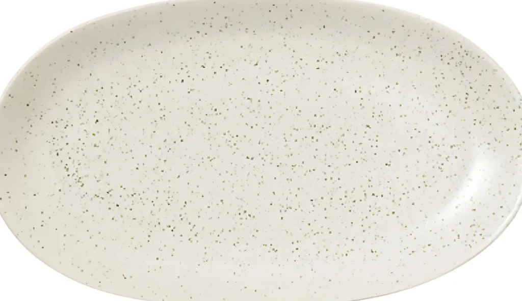 Broste Copenhagen Middagstallerkener > Nordic Vanilla Tallerken , Cream w. Grains