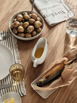 Outlet Nordic Vanilla Saucekande 40 cl, Cream w. Grains Skåle|Spisestue