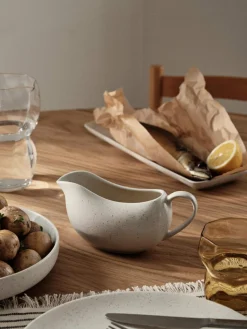 Outlet Nordic Vanilla Saucekande 40 cl, Cream w. Grains Skåle|Spisestue