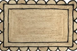 Online Scallop Gulvtæppe 60x90 cm, Entre