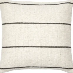 Best Broste Copenhagen Sigrid Pudebetræk 50x50 cm, Light Beige/Black