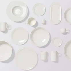 Clearance Broste Copenhagen Stevns Tallerken , Chalk White