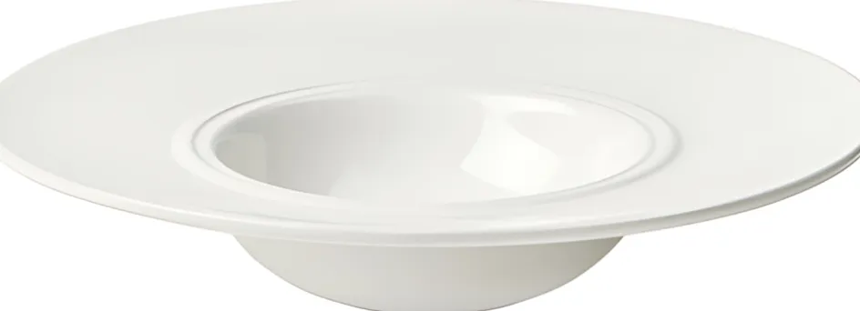Online Broste Copenhagen Stevns Pastatallerken 26 cm, Chalk White