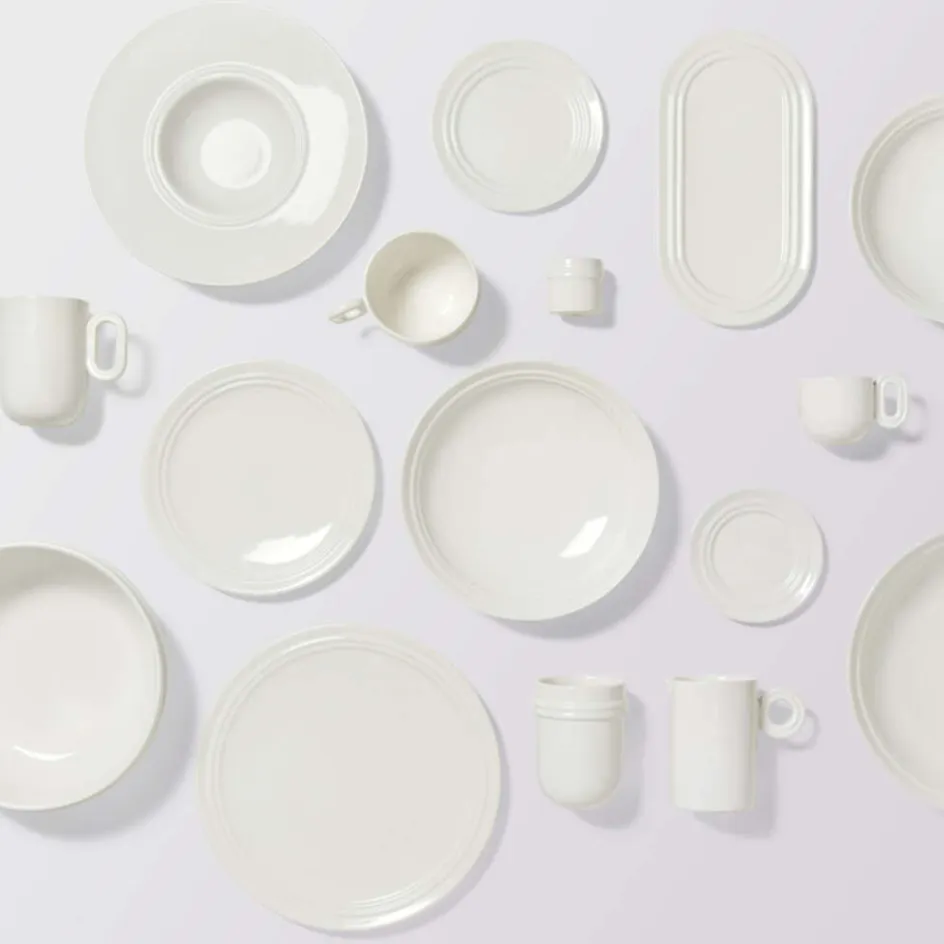Online Broste Copenhagen Stevns Pastatallerken 26 cm, Chalk White