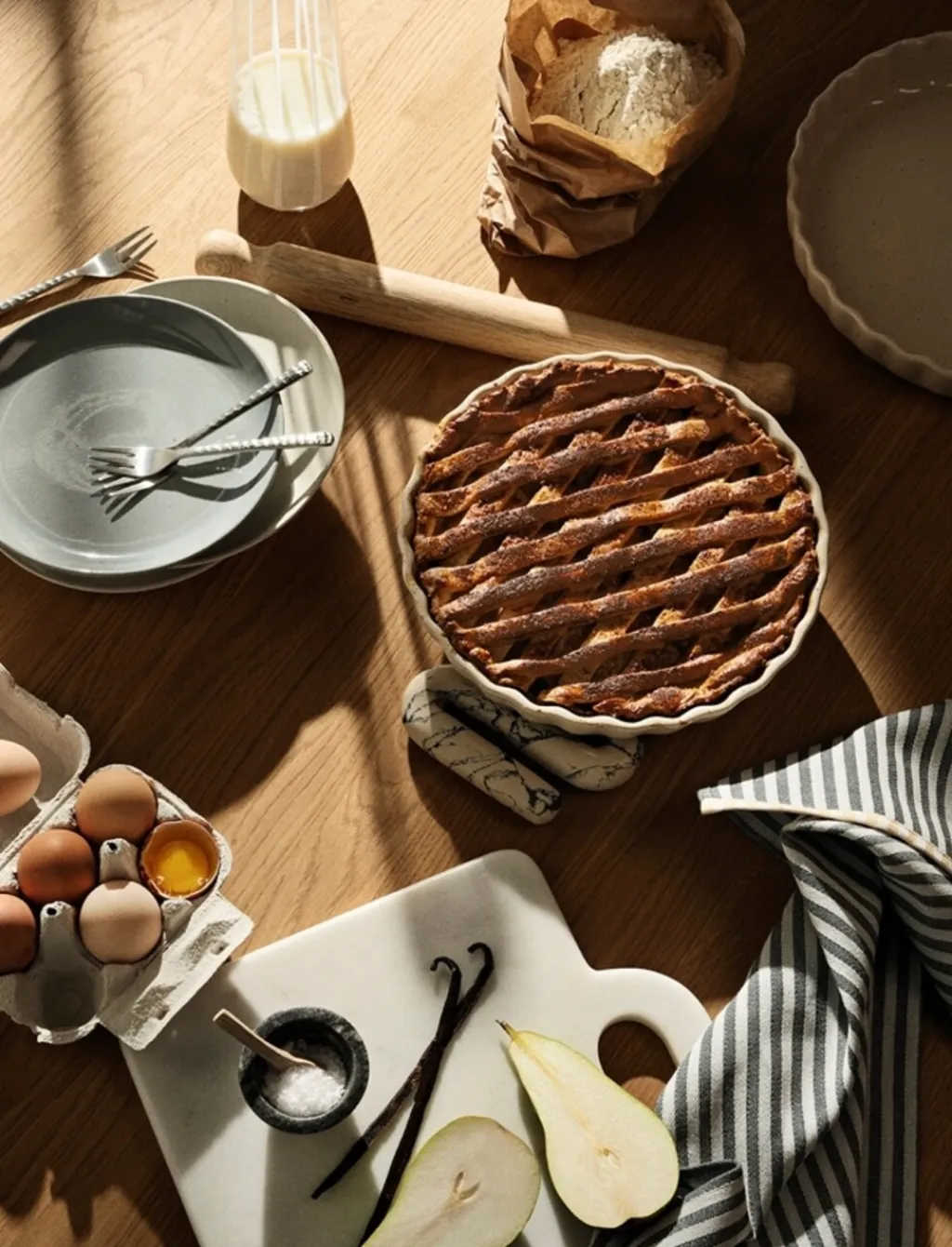 Broste Copenhagen Spisestue|Fade > Vig Tærtefad , Beige