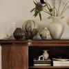 Broste Copenhagen Stue|Vaser > Ellen Vase H22 cm, Klar/Hvid