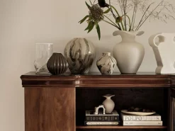 Broste Copenhagen Stue|Vaser > Ellen Vase H22 cm, Klar/Hvid