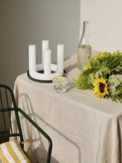 Clearance Broste Copenhagen Lucille Sculpture Stearinlys H18 cm, Pure White