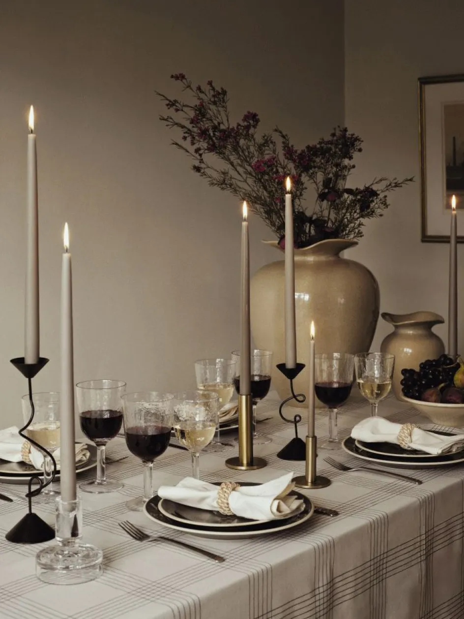 Sale Broste Copenhagen Maro Lysestage H, Messingfinish