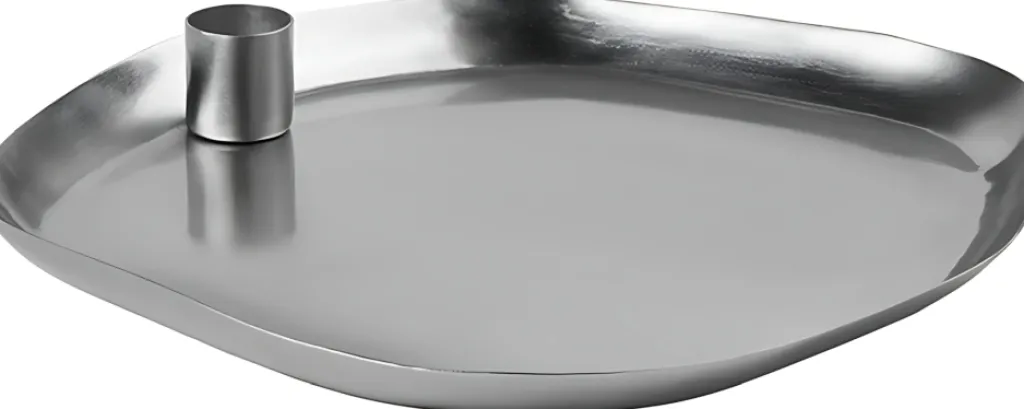 Hot Mie Lysestage , Sølvfinish Lysestager
