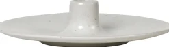 Hot Nordic Vanilla Lysestage H4 cm, Cream w. Grains Lysestager