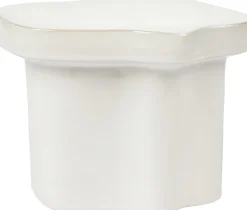 Sale Broste Copenhagen Sonja Piedestal H, Off White