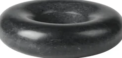 Best Broste Copenhagen Torus Lysestage H5 cm, Sort