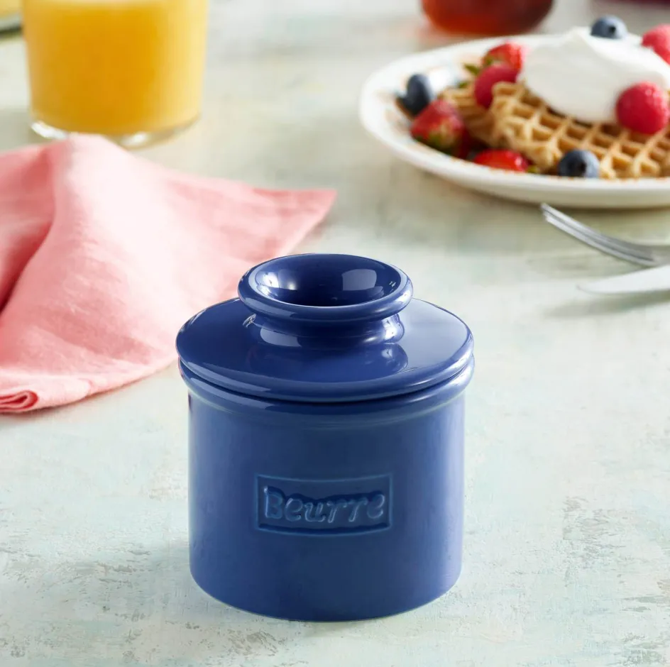 Online Butter Bell Cafe Retro Smørklokke H10,7 cm, Royal Blue